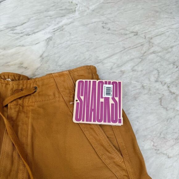 MOTHER SNACKS! The Munchie Nerdy Cargo Pants in wood thrush color size 26 NWT - Picture 5 of 12